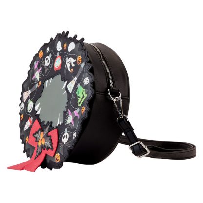 Loungefly Disney Nightmare Before Christmas Wreath String Lights Glow crossbody bag - Image 4