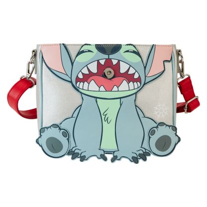 Loungefly Disney Stitch Holiday glitter crossbody bag - Image 5