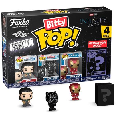 Blister 4 figures Bitty POP Marvel The Infinity Saga Loki - Image 2