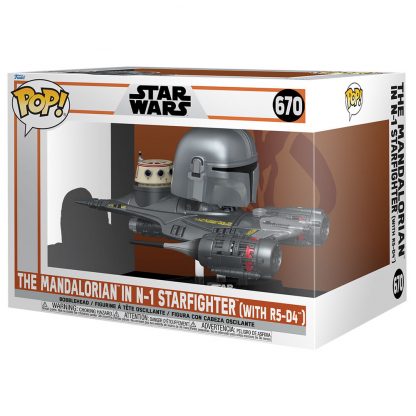 POP figure Rider Deluxe Star Wars Mandalorian 9 the Mandalorian in N-1 Starfighter - Image 2