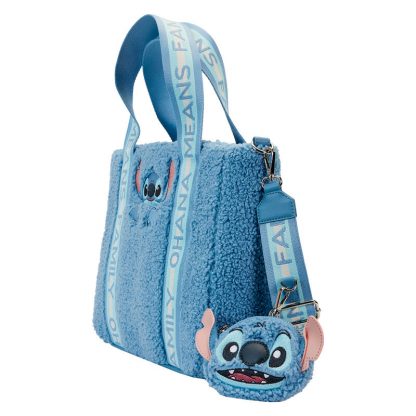 Loungefly Disney Stitch plush tote bacg with coin bag - Image 2