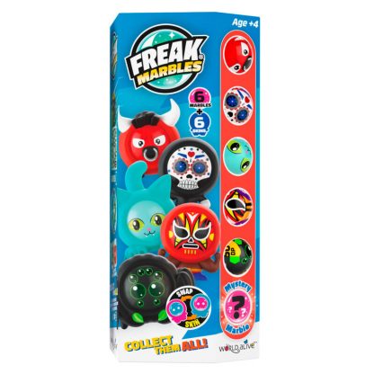 Freak Marbles assorted set 6 Marbles + Skin - Image 2