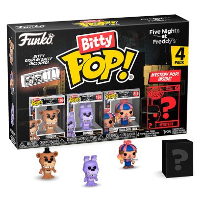 Blister 4 figures Bitty POP Five Nights at Freddys Freddy - Image 2