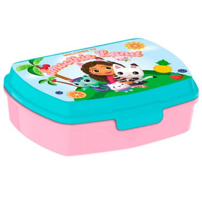 Gabbys Dollhouse lunch box + aluminium bottle set 500ml - Image 3
