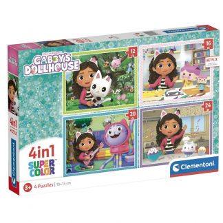 Gabbys Dollhouse puzzle 12-16-20-24pcs
