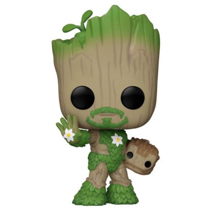 POP figure Marvel We Are Groot - Groot as Iron Man - Image 2