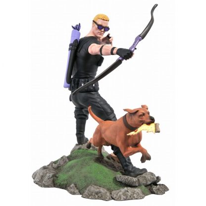 Marvel Gallery Comic Hawkeye + Dog Diorama statue 23cm - Image 3