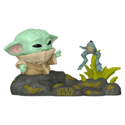 POP figure Deluxe Star Wars The Mandalorian Grogu with Frog - Image 2