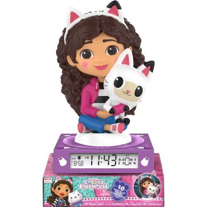 Gabbys Dolls House 3D lamp with alarm clock - Image 2
