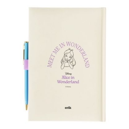 Disney Alice in Wonderland A5 premium notebook + pen - Image 2