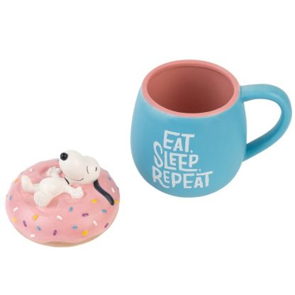 Snoopy Eat Sleep Repeat 3D mug 500ml - Image 2