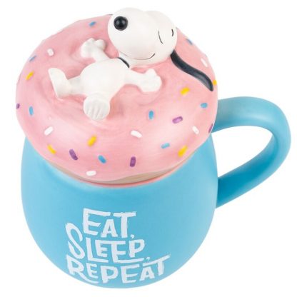 Snoopy Eat Sleep Repeat 3D mug 500ml - Image 3