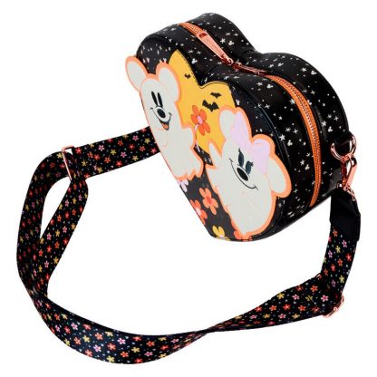 Loungefly Disney Mickey & Minnie Floral Ghost shoulder bag - Image 3