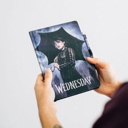 Wednesday Addams A5 premium notebook + projector pen - Image 5
