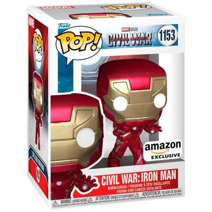 POP figure Marvel Civil War Captain America - Civil War Iron Man Exclusive - Image 2