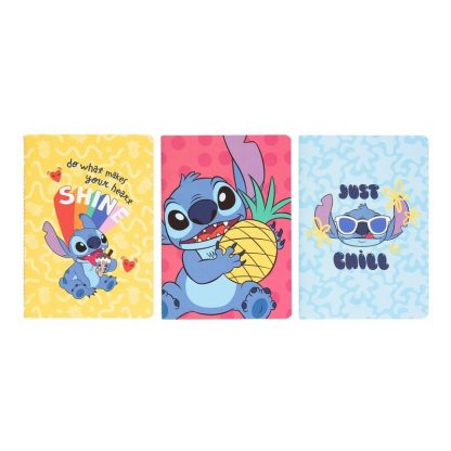 Disney Stitch Tropical pack 3 A5 notebooks - Image 2