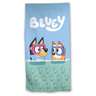 Bluey microfibre beach towel