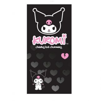Sanrio Kuromi microfibre beach towel