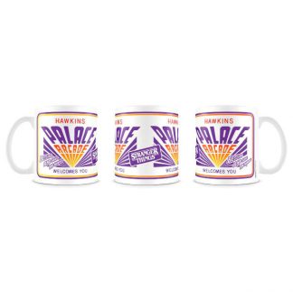 Stranger Things Hawkins Palace Arcade mug