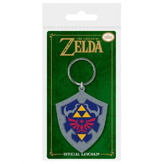 Nintendo The Legend of Zelda Hylian Shield rubber keychain