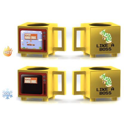 Super Mario Bros Retro TV changing mug 500ml - Image 2