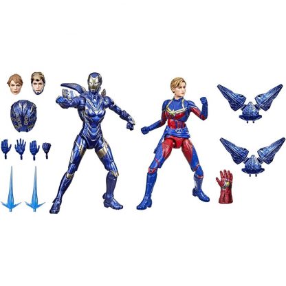 Marvel Avengers Endgame The Infinity Saga Captain Marvel & Rescue Armor pack 2 figures 15cm - Image 6