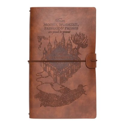 Harry Potter Marauder Map travel notebook