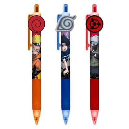 Naruto Shippuden pack of 3 pens - Image 2