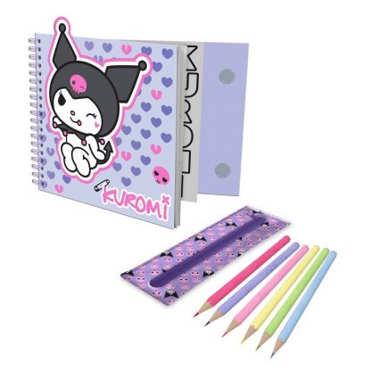 Hello Kitty Kuromi colouring set - Image 2