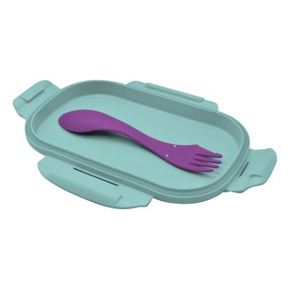 Disney Stitch lunch box + cutlery - Image 3