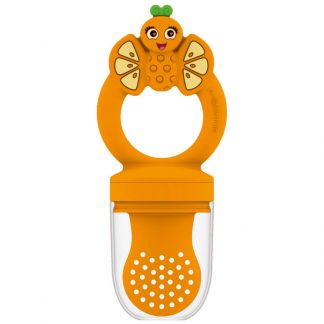 Frootimals Orangiefly silicone fruit teether