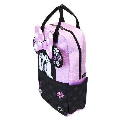 Loungefly Disney Minnie Floral Rock the Dots nylon backpack - Image 2