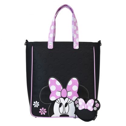 Loungefly Disney Minnie Floral Rock the Dots tote bag with coin bag - Image 9