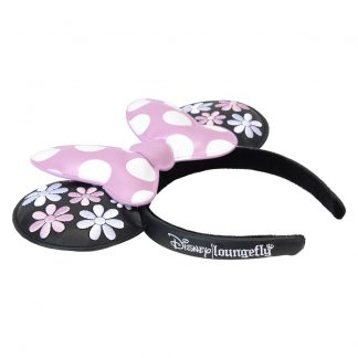 Loungefly Disney Minnie Floral Rock the Dots ear headband