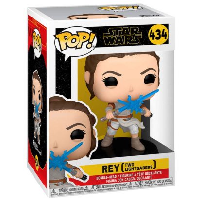 POP figure Star Wars The Rise of Skywalker Rey with Light Sabers - Image 2