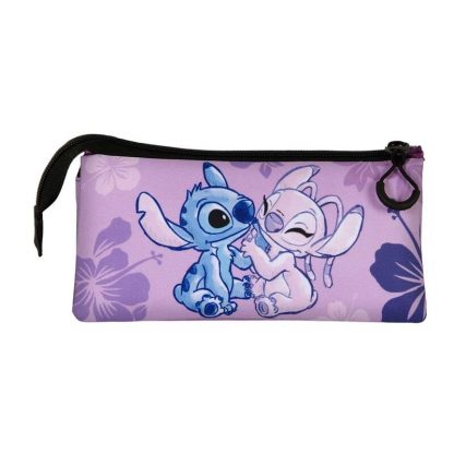 Disney Stitch Stitch & Angel triple pencil case - Image 3