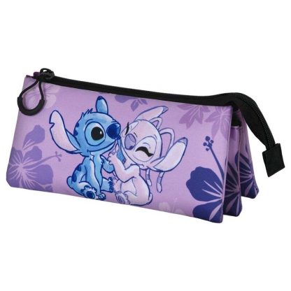Disney Stitch Stitch & Angel triple pencil case - Image 2