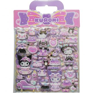 Hello Kitty Kuromi assorted Embossed stickers
