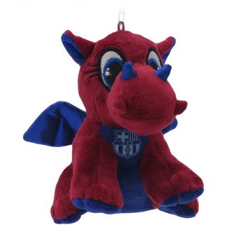 FC Barcelona Dragon plush keychain