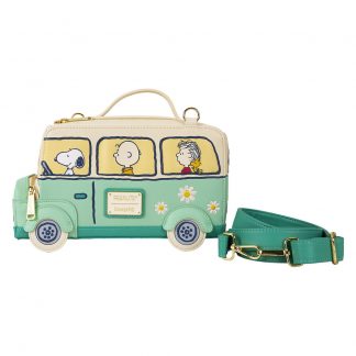 Loungefly Peanuts Road Tri Bus shoulder bag